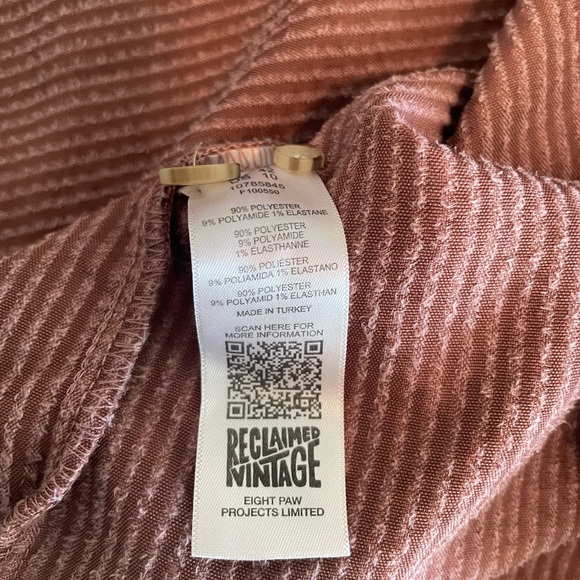 RECLAIMED VINTAGE CORDUROY SHACKET - Picture 6 of 6